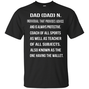 Mens Dad - Happy Father's Day Father's Day Gift T-Shirt - TEEEVER - Black / S- Short Sleeve -TeeEver.com