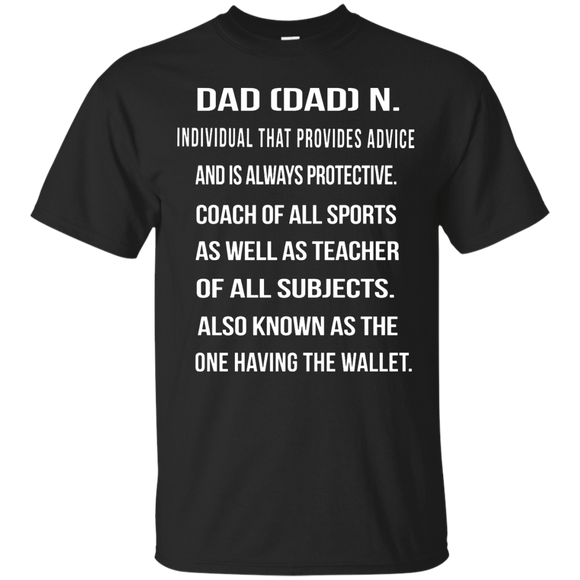 Mens Dad - Happy Father's Day Father's Day Gift T-Shirt - TEEEVER - Black / S- Short Sleeve -TeeEver.com