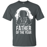 Star Wars Father's Day Vader Dad of Year Graphic T-Shirt - TEEEVER - Dark Heather / S- Short Sleeve -TeeEver.com