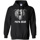 Papa Bear - Best gift for Dad Hoodie - TEEEVER - Black / S- Hoodies -TeeEver.com