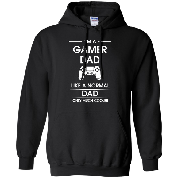 I'm A Gamer Dad Fathers Gift Advanced Warfare Console Gaming Hoodie - TEEEVER - Black / S- Hoodies -TeeEver.com