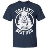 Star Wars Father's Day Galaxy's Best Dad Graphic - T-Shirt - TEEEVER - Navy / S- Short Sleeve -TeeEver.com