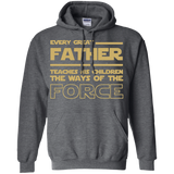 Men's-Best-Tee-For-Star-Dad.-Father's-Day-Gift-For-Awesome Dad Star wars Pullover Hoodie 8 oz - Dark Heather / S- Hoodies -TeeEver.com