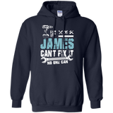 If James Can't Fix It No One Can - Fathers Day Gifts Hoodie - TEEEVER - Navy / S- Hoodies -TeeEver.com