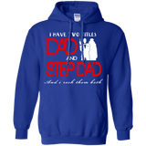 World's Best Step Dad Father's Day Gift Hoodie - TEEEVER - Royal / S- Hoodies -TeeEver.com