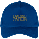 Men's I Am Your Father - Father's Day Gift For Star Dad - Five Panel Twill Cap - Royal / One Size- Hats -TeeEver.com