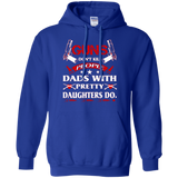 Gun Dont Kill People Dads With Pretty Daughters do Hoodie - TEEEVER - Royal / S- Sweatshirts -TeeEver.com