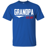 Men's Grandpa Est 2017 - New Grandpa Gifts first father's Day T-Shirt - TEEEVER - Royal / S- Short Sleeve -TeeEver.com