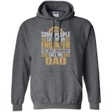 Great Gifts For Father's Day. Funny - For Engineer Dad Hoodie - TEEEVER - Dark Heather / S- Hoodies -TeeEver.com