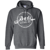 Mens Dad's Backyard BBQ - Grilling Cute Father's Day Gift Hoodie - TEEEVER - Dark Heather / S- Hoodies -TeeEver.com