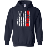 Men's Best Dad Ever American Flag - For Fathers Day Hoodie - TEEEVER - Navy / S- Sweatshirts -TeeEver.com