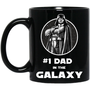 Star Wars Father's Day Darth Vader Best Dad Graphic - Mug - TEEEVER - Black 11 oz. Mug / Black / One Size- Apparel -TeeEver.com