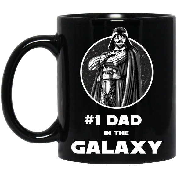 Star Wars Father's Day Darth Vader Best Dad Graphic - Mug - TEEEVER - Black 11 oz. Mug / Black / One Size- Apparel -TeeEver.com