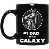 Star Wars Father's Day Darth Vader Best Dad Graphic - Mug - TEEEVER - Black 11 oz. Mug / Black / One Size- Apparel -TeeEver.com