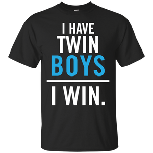 I Have Twin Boys T-Shirt - TEEEVER - Black / S- Short Sleeve -TeeEver.com