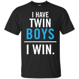 I Have Twin Boys T-Shirt - TEEEVER - Black / S- Short Sleeve -TeeEver.com