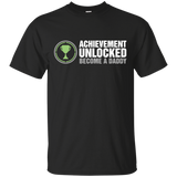 Achievement Unlocked, Become A Daddy - T-Shirt - TEEEVER - Black / S- Short Sleeve -TeeEver.com