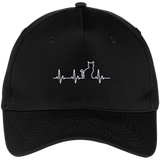 Crazy Cat Lady - Cute Cat Best Friend Forever - Five Panel Twill Cap - Black / One Size- Hats -TeeEver.com