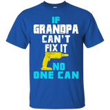 Village Mens If Grandpa Can't Fix It no-one can T-Shirt - TEEEVER - Royal / S- Short Sleeve -TeeEver.com