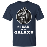 Star Wars Father's Day Darth Vader Best Dad Graphic T-Shirt - TEEEVER - Navy / S- Short Sleeve -TeeEver.com