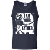 Star Wars Darth Vader Dad Spray Paint Graphic Tank Top - TEEEVER - Navy / S- T-Shirts -TeeEver.com