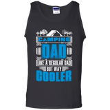 Cooler Camping Dad. Funny - Daddy Tank Top - TEEEVER - Black / S- Sleeveless -TeeEver.com