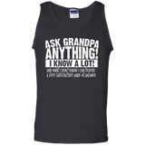 Mens Ask Grandpa Anything - Funny Gift for Father's Day Men/Women Tank top