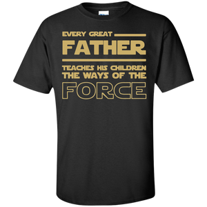 Men's-Best-Tee-For-Star-Dad.-Father's-Day-Gift-For-Awesome Dad Star wars Custom Ultra Cotton T-Shirt - Black / S- Short Sleeve -TeeEver.com