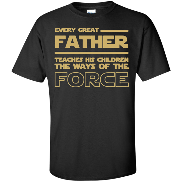 Men's-Best-Tee-For-Star-Dad.-Father's-Day-Gift-For-Awesome Dad Star wars Custom Ultra Cotton T-Shirt - Black / S- Short Sleeve -TeeEver.com