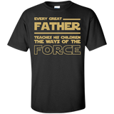 Men's-Best-Tee-For-Star-Dad.-Father's-Day-Gift-For-Awesome Dad Star wars Custom Ultra Cotton T-Shirt - Black / S- Short Sleeve -TeeEver.com