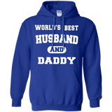 Men's Worlds Best Husband and Daddy Fathers Day Hoodie - TEEEVER - Royal / S- Hoodies -TeeEver.com