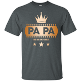 PAPA It's like Dad Only Cooler Fathers Day Copper T-Shirt - TEEEVER - Dark Heather / S- Short Sleeve -TeeEver.com