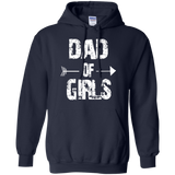 Dad Of Girls Hoodie - TEEEVER - Navy / S- Sweatshirts -TeeEver.com