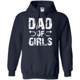 Dad of Girls - Funny Father's Day Gift From Daughter Hoodie - TEEEVER - Navy / S- Sweatshirts -TeeEver.com