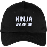 Ninja Warrior Original - Only For Ninjas - Five Panel Twill Cap - Black / One Size- Hats -TeeEver.com
