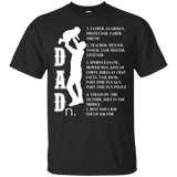 Father's Day Gift For Dad - Dad (noun) - All about Dad T-Shirt - TEEEVER - Black / S- Short Sleeve -TeeEver.com