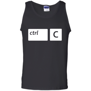 Copy And Paste - Ctrl-C for Dad Tank Top - TEEEVER - Black / S- Sleeveless -TeeEver.com