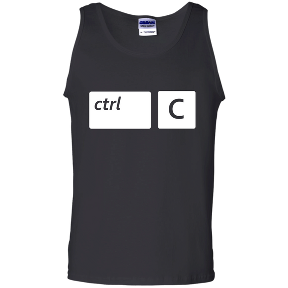 Copy And Paste - Ctrl-C for Dad Tank Top - TEEEVER - Black / S- Sleeveless -TeeEver.com