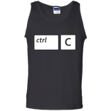 Copy And Paste - Ctrl-C for Dad Tank Top - TEEEVER - Black / S- Sleeveless -TeeEver.com