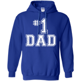 #1 Dad Number One Father's Day Vintage Style Hoodie - TEEEVER - Royal / S- Hoodies -TeeEver.com