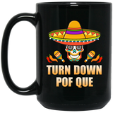 Sombrero Skull Turn Down Por Que Cinco De Mayo Party MUGS