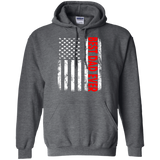 Men's Best Dad Ever American Flag - For Fathers Day Hoodie - TEEEVER - Dark Heather / S- Sweatshirts -TeeEver.com