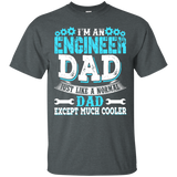 Funny - For Cool Engineer Dad T-Shirt - TEEEVER - Dark Heather / S- Short Sleeve -TeeEver.com