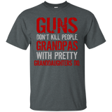 Guns Don't Kill People Grandpas Do T-Shirt - TEEEVER - Dark Heather / S- Short Sleeve -TeeEver.com