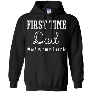 Men's First Time Dad - Dad to Be Fathers Day Gift Funny Hoodie - TEEEVER - Black / S- Hoodies -TeeEver.com