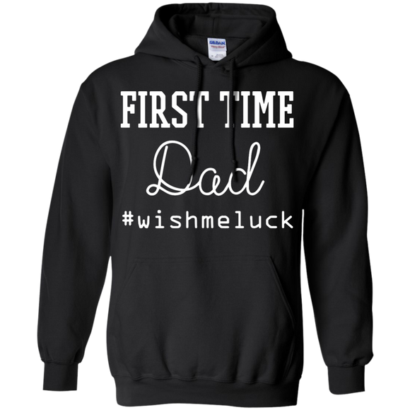 Men's First Time Dad - Dad to Be Fathers Day Gift Funny Hoodie - TEEEVER - Black / S- Hoodies -TeeEver.com