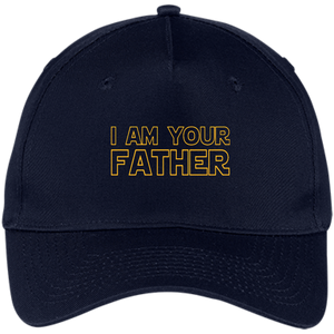 Men's I Am Your Father - Father's Day Gift For Star Dad - Five Panel Twill Cap - Navy / One Size- Hats -TeeEver.com
