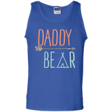 Mens Arrow Tribal Daddy Bear - Father's Day Tank Top - TEEEVER - Royal / S- T-Shirts -TeeEver.com