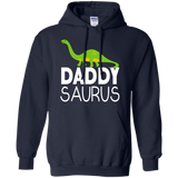 Daddy Saurus Dinosaur - Matching Family Tribe Dad Father - Hoodie - TEEEVER - Navy / S- Hoodies -TeeEver.com