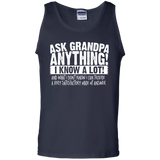 Mens Ask Grandpa Anything - Funny Gift for Father's Day Men/Women Tank top